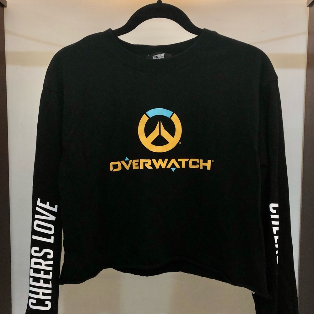 Overwatch Cropped Long Sleeve Shirt